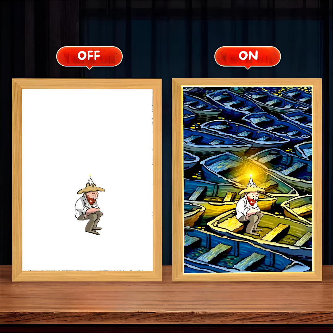 Marco iluminado - Van Gogh