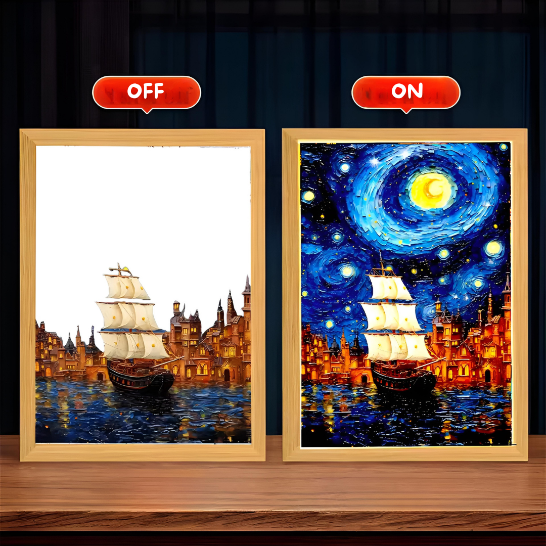 Marco iluminado - Van Gogh