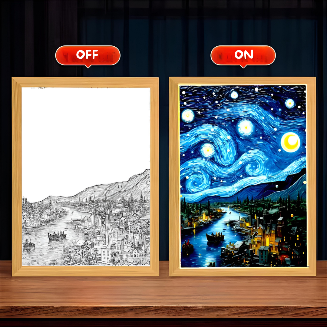 Marco iluminado - Van Gogh