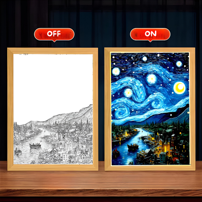 Marco iluminado - Van Gogh